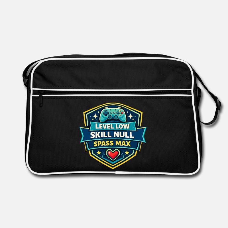 Level Low Skill Null Spass Max Retro Tasche