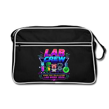 Lab Crew 2026: Comic Strip Lab Team - Retro Bag - black/white - Front