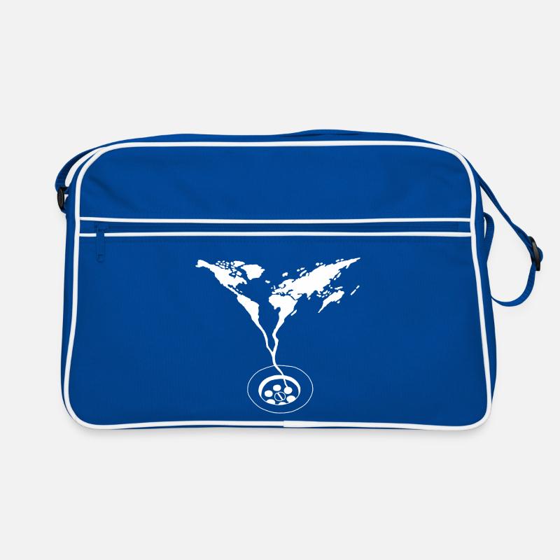La fin du monde (blanc) Sac Retro