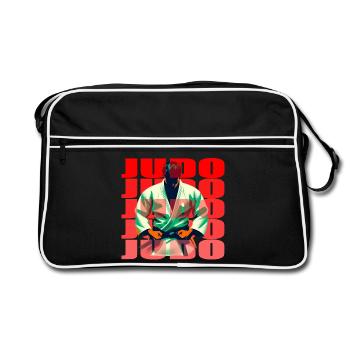 Judo - Sac Retro - noir/blanc - Devant