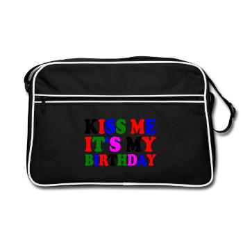 Its my birthday - Sac Retro - noir/blanc - Devant