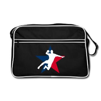 Ligue de handball - Sac Retro - noir/blanc - Devant