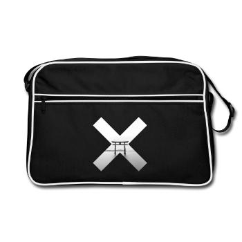 Asia fashion trend - Retro Bag - black/white - Front
