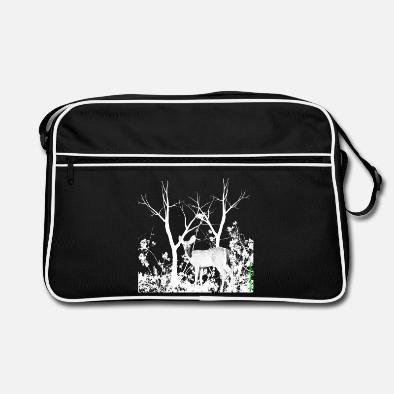 Biche Gracieuse Forêt Sauvage Sac Retro