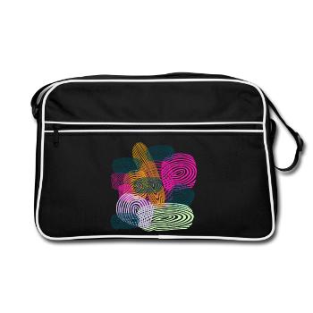 painting - Retro Bag - black/white - Front