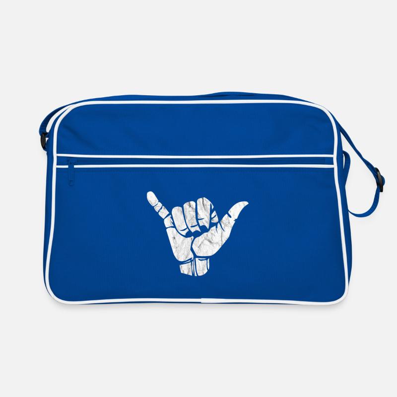 Signe de la main shaka accrocher Sac Retro