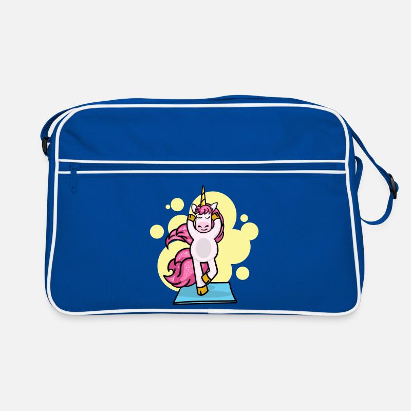 Pilates Unicorn Exercise Workout Workout Gym Sac Retro