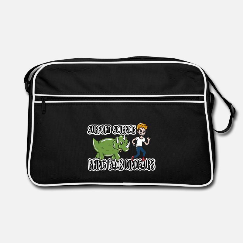 science - Retro Bag - black/white
