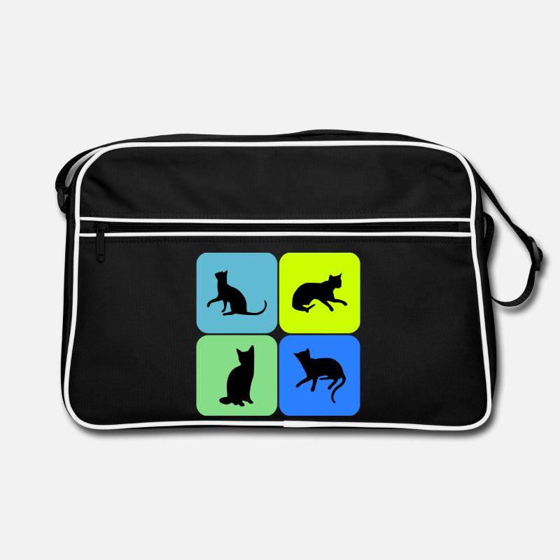 Katze Katze Katze Katze Katze Katze, Geschenk Retro Tasche