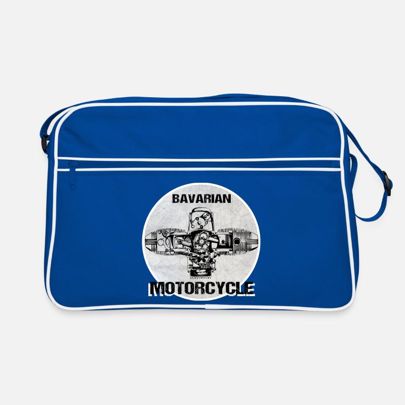 Bavarian Motorcycle boxer engine Retro Bag