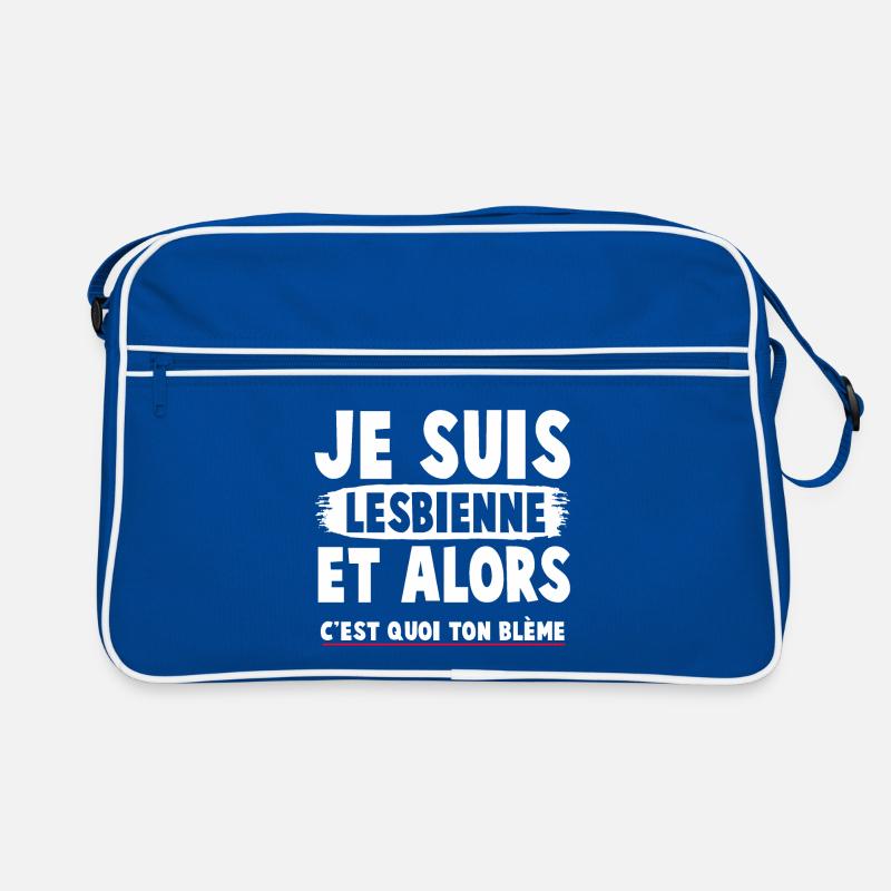 Humorous feminist t-shirt with a committed message Retro Bag
