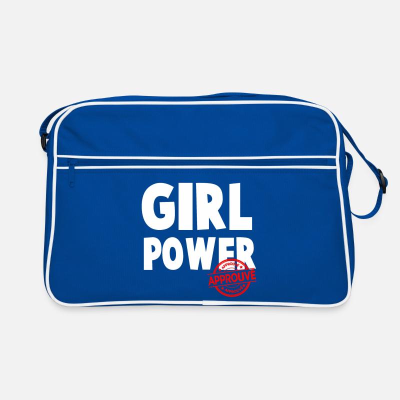 Girl Power Audacieux Conception de script Sac Retro