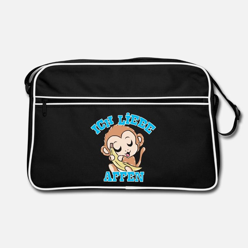 Affen Retro Tasche