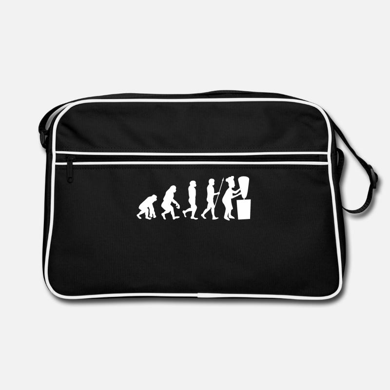 Kebab Evolution Kebap Döner Spieß Lustig Essen Retro Tasche