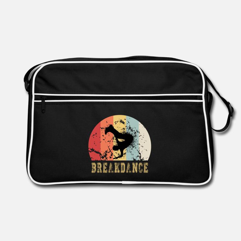Breakdance vintage - Sac Retro - noir/blanc