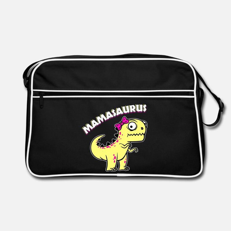 Mutter Supermama Beste Mutter Dinosaurier Lustig Retro Tasche