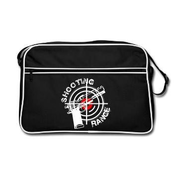 Shooting club - Retro Bag - black/white - Front
