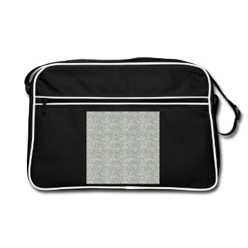Pierre de granit à motifs dans les tons de gris - Sac Retro - noir/blanc - Devant