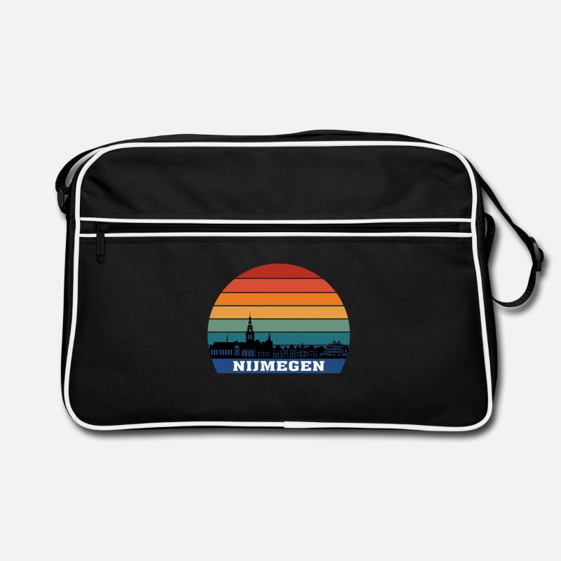 Nijmegen Skyline Silhouette Souvenir Netherlands Retro Bag