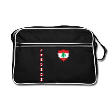 Liban Beyrouth Libanais Libanais Libanais LBN - Sac Retro - noir/blanc - Devant