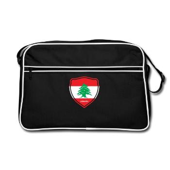 Liban Beyrouth Libanais Libanais Libanais LBN - Sac Retro - noir/blanc - Devant