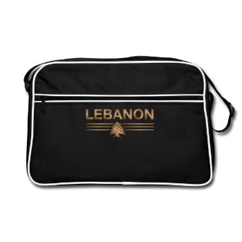 Liban Beyrouth Libanais Libanais Libanais LBN - Sac Retro - noir/blanc - Devant