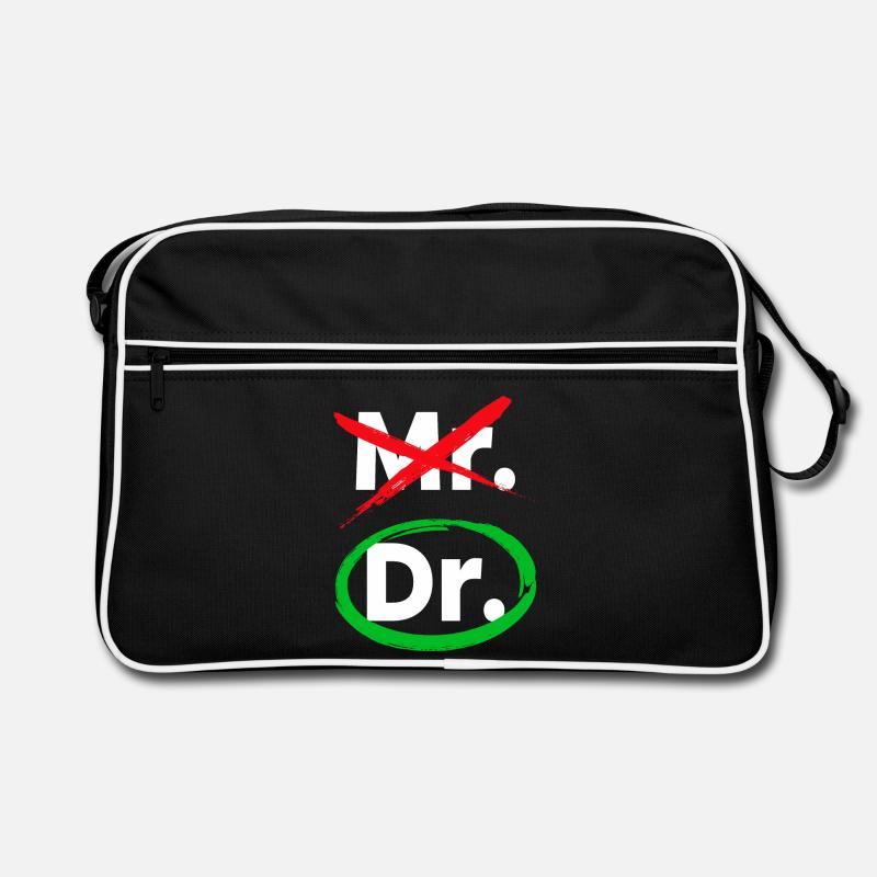 Doktor Arzt Facharzt Statement Notarzt Statement Retro Tasche