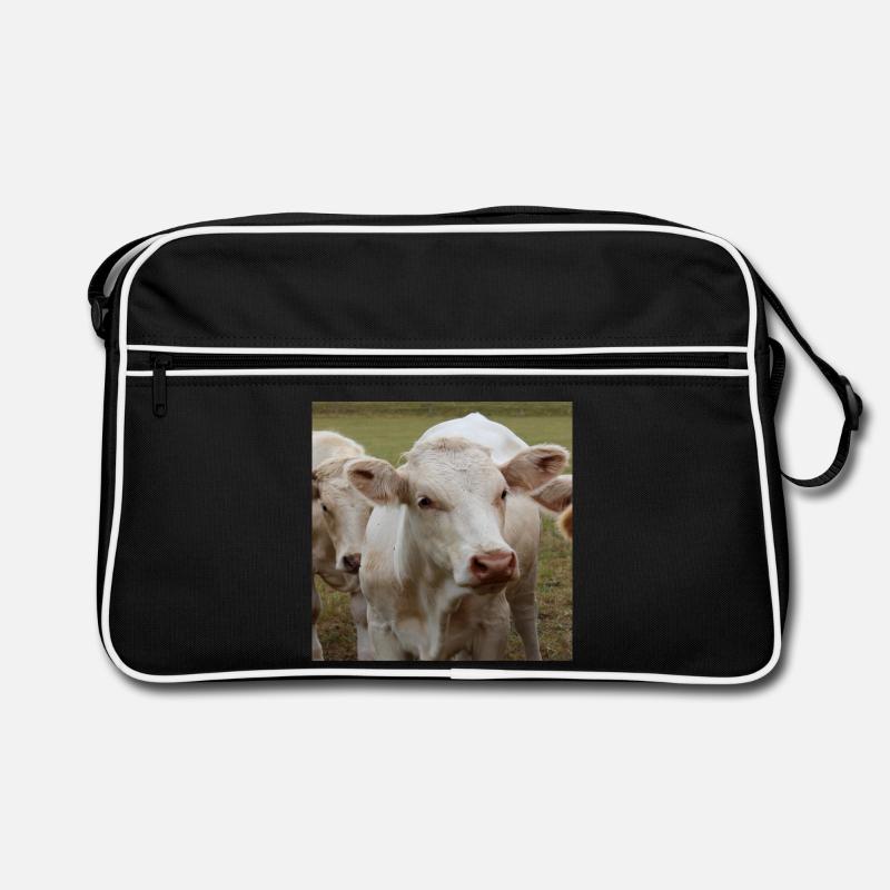 Affiche vache Sac Retro