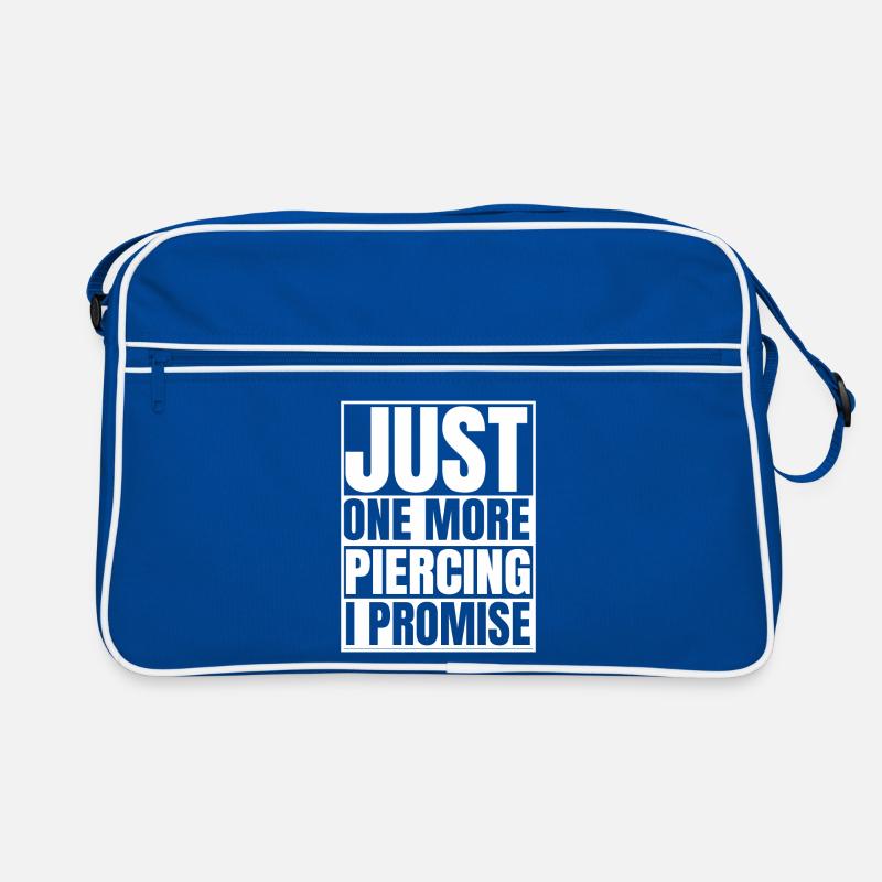 Lustiger Piercing Spruch Schmuck Englisch Geschenk Retro Tasche