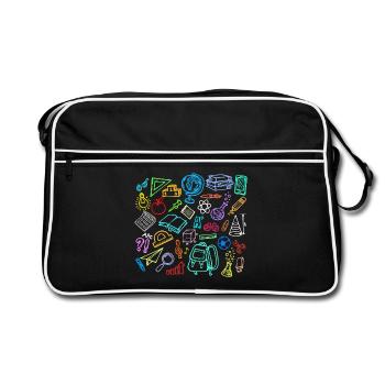 School Learning Timpani School Start School Start - Retro Bag - black/white - Front