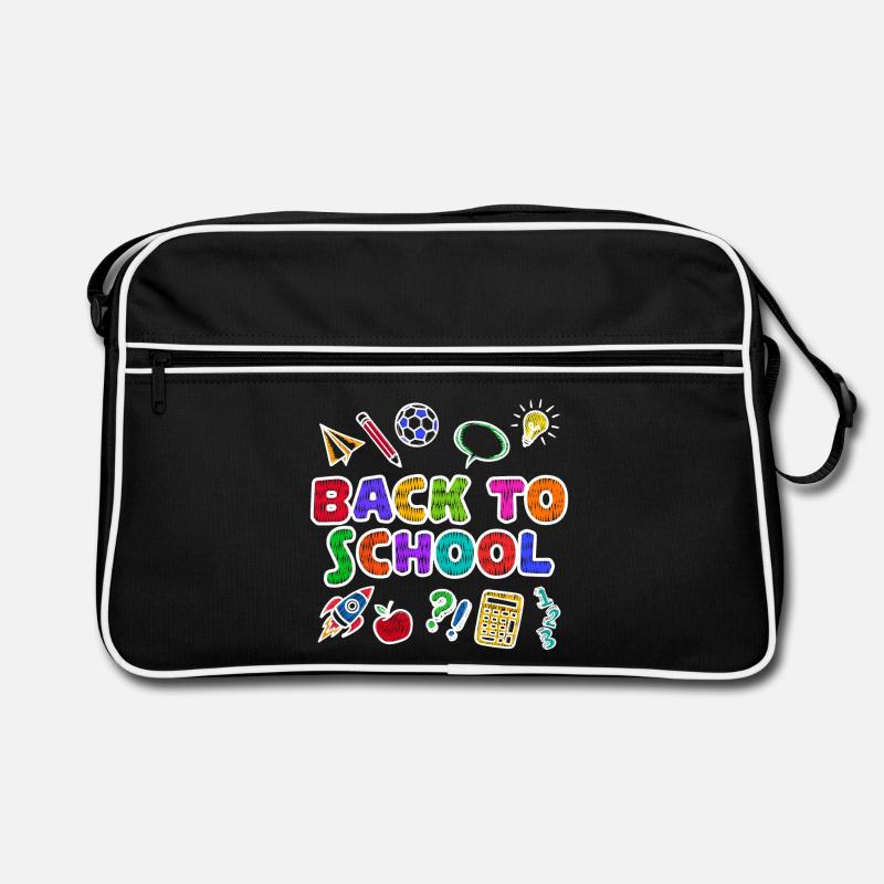 Back School School Start School Start School Child Retro Bag