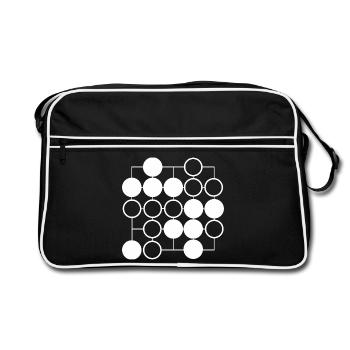 Go Brettspiel - Sac Retro - noir/blanc - Devant