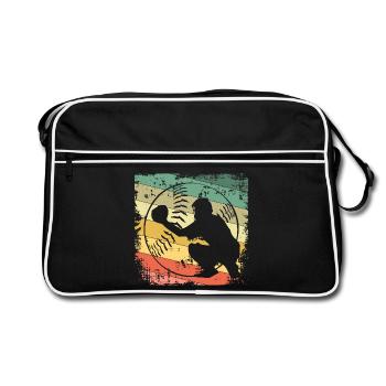 Base-ball - Sac Retro - noir/blanc - Devant
