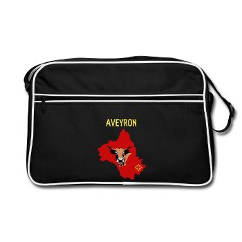 Aveyron - Retro Bag - black/white - Front