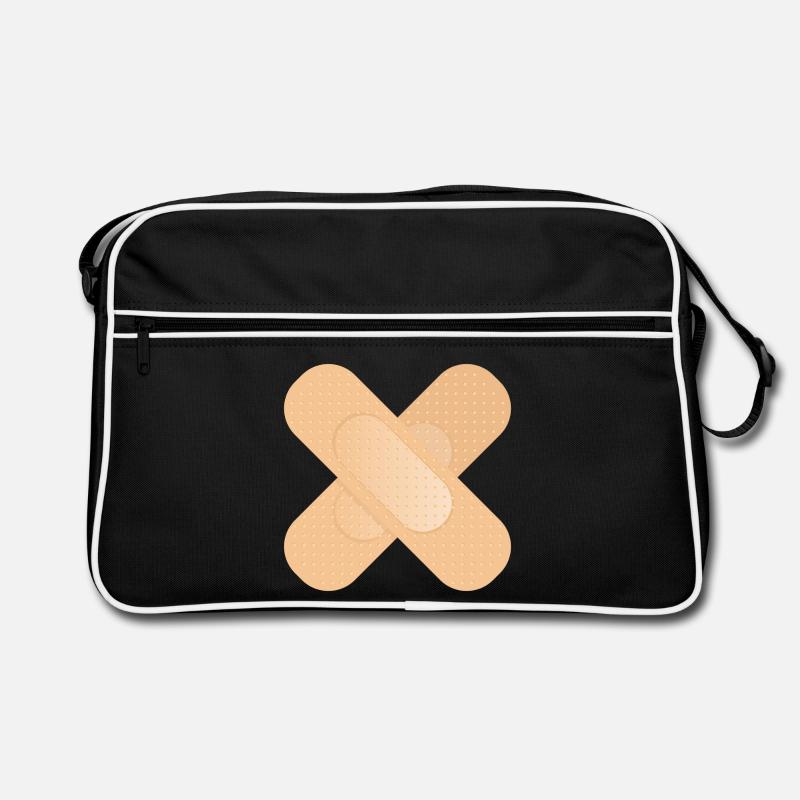 Dispositif de fixation croisé comme élément de conception Sac Retro