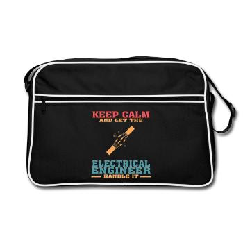 Funny Electrical Engineering Quote for Electrical - Retro Bag - black/white - Front