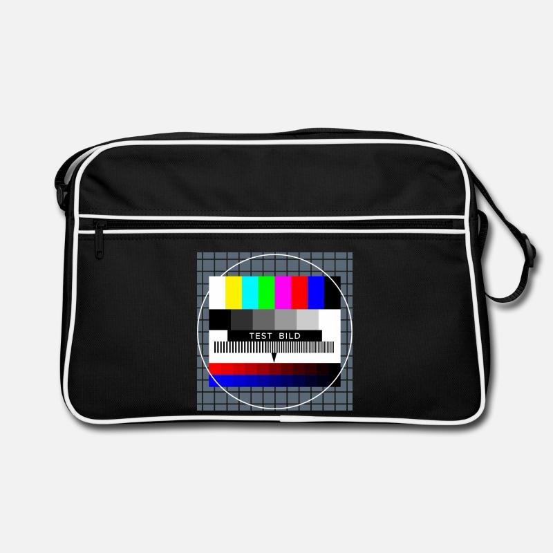 Retro Style Vintage Old School - Retro Tasche - Schwarz/Weiß