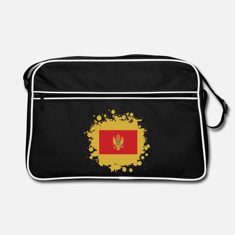 Montenegro blob flags design Retro Bag