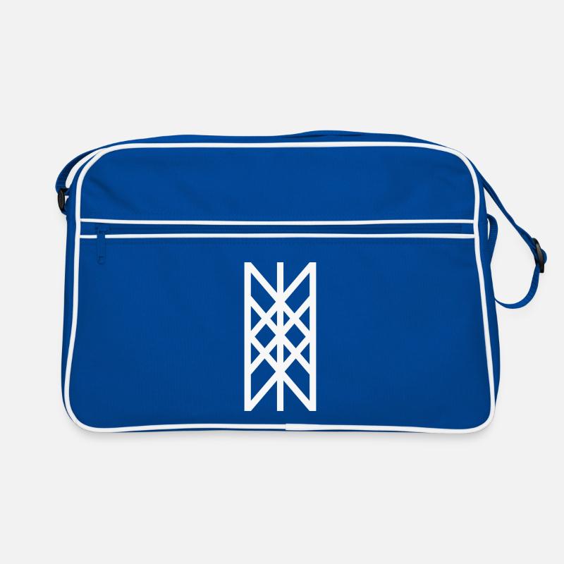 Canvas by Wyrd Viking - white Retro Bag