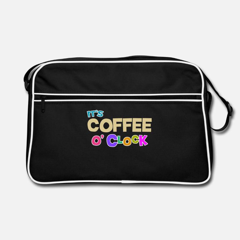 Coffee lovers Caffeine Coffee Cool Statement Retro Bag
