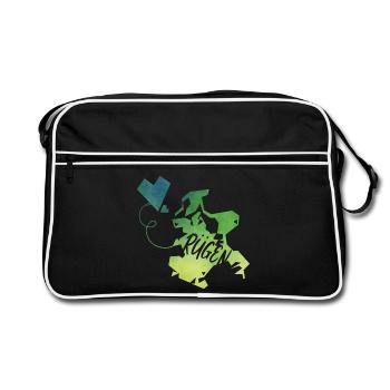 Rebuke - Retro Bag - black/white - Front