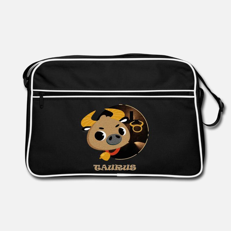Sternzeichen Stier Retro Tasche