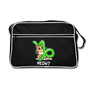 Astronomy Statement Capricorn Esoteric Superstition - Retro Bag - black/white - Front