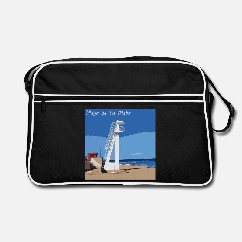 Plsya de La Mata - Sac Retro - noir/blanc