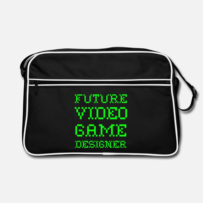 Future Video Game Designer Informatiker Computer Retro Tasche