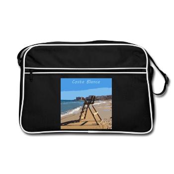 Costa Blanca - Retro Bag - black/white - Front
