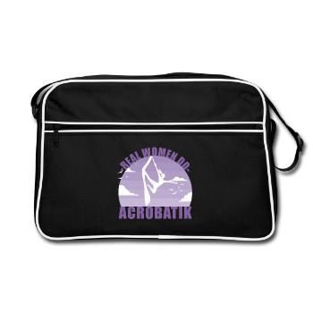 Acrobaties aériennes Acrobaties Acrobaties Sports Cadeaux - Sac Retro - noir/blanc - Devant