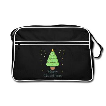Merry Christmas - Sac Retro - noir/blanc - Devant