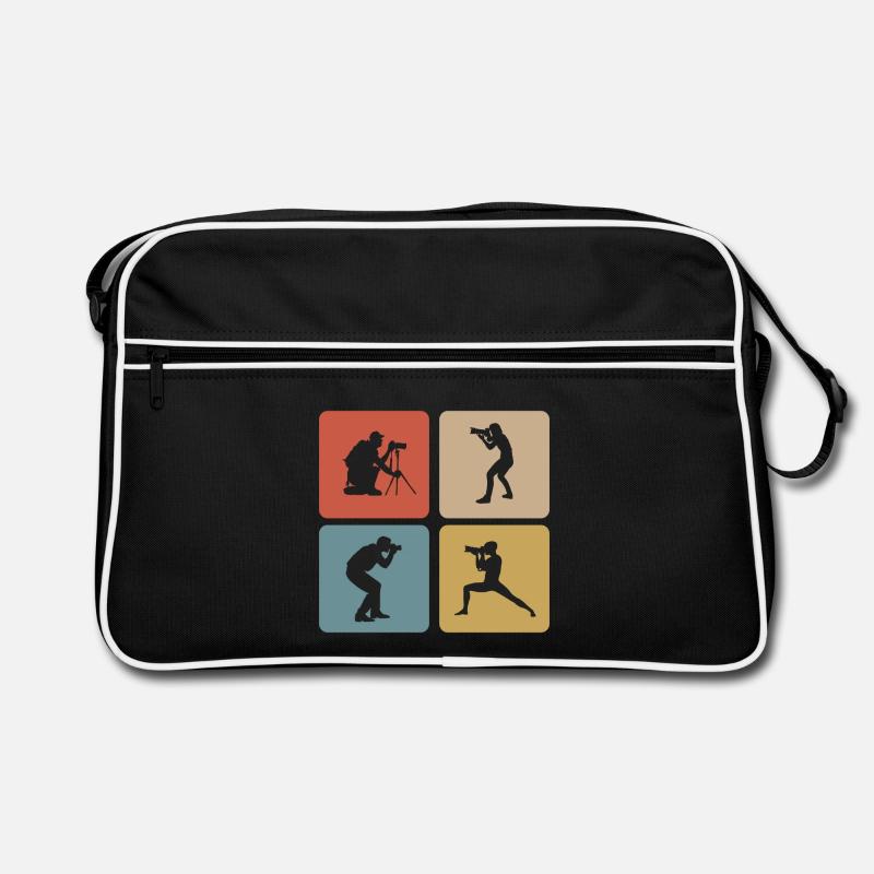 Fotograf Design Retro Tasche