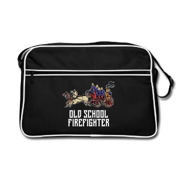 Fire brigade Volunteer fire brigade Firefighter - Retro Bag - black/white - Front